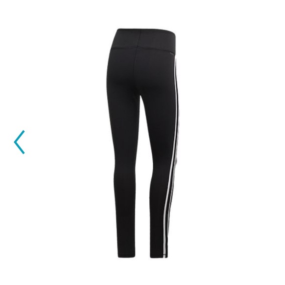 Adidas Designed 2 Move 3 Stripe 3/4 leggings - Picture 2 of 3